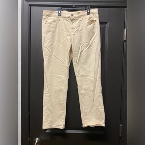 LOFT pale yellow denim.